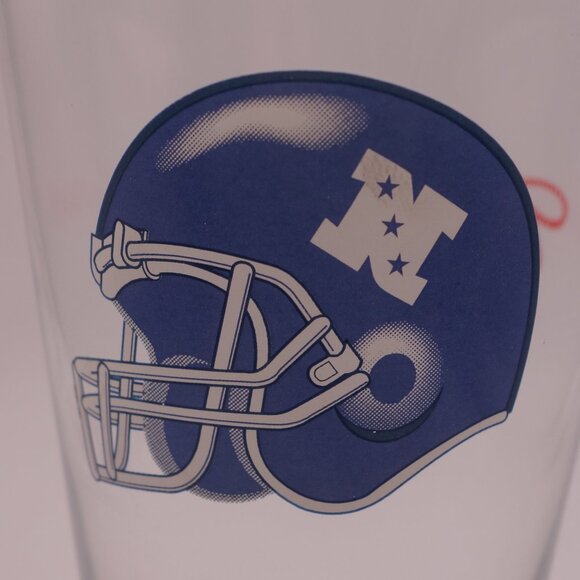 Set of AFC and NFC Budweiser Beer Glasses - Picture 4 of 9